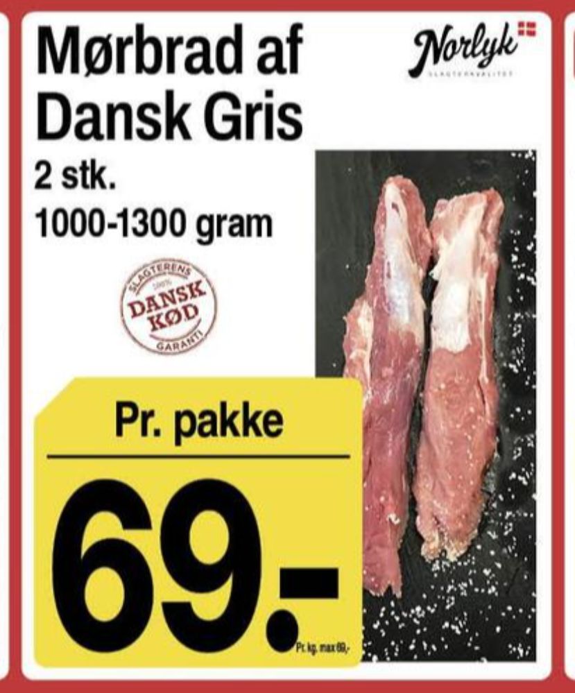 Norlyk Slagter, Grisemørbrad