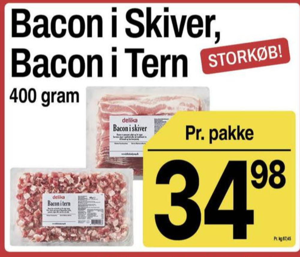 Delika, Baconskiver