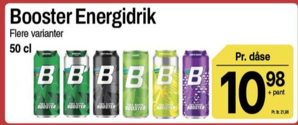 Faxe Kondi Booster, Energidrik