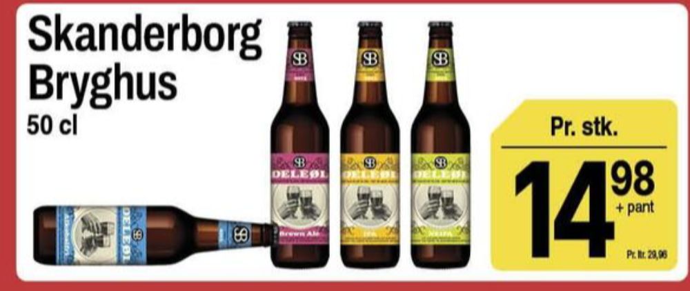 Skanderborg Bryghus Deleøl, Øl - Alkoholfri