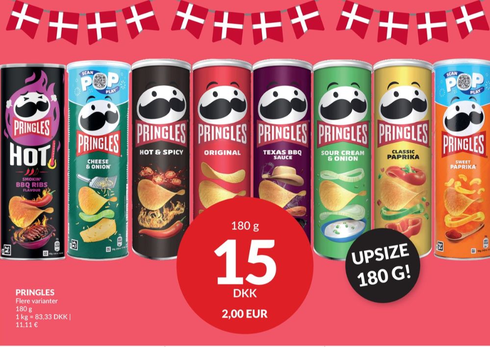 Pringles, Cheese & Onion Chips