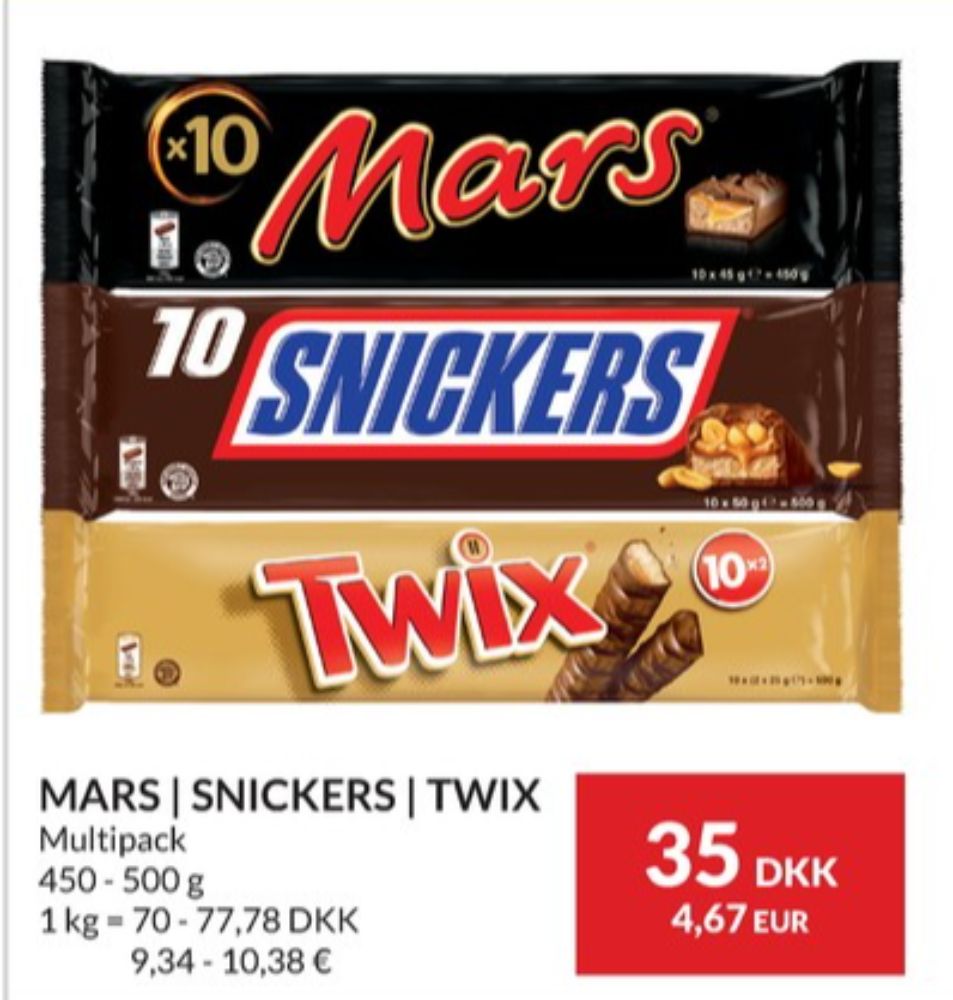 Mars, Chokoladebar