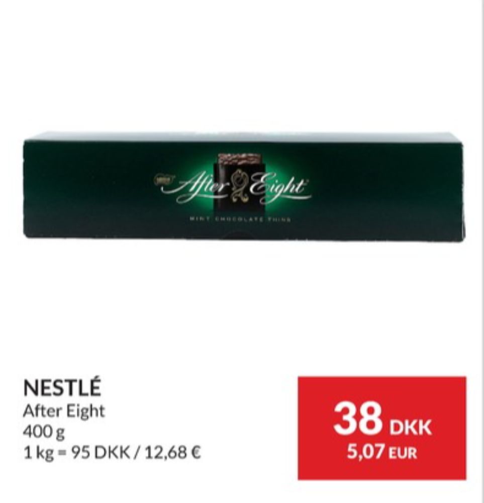 After Eight, Mintchokolade