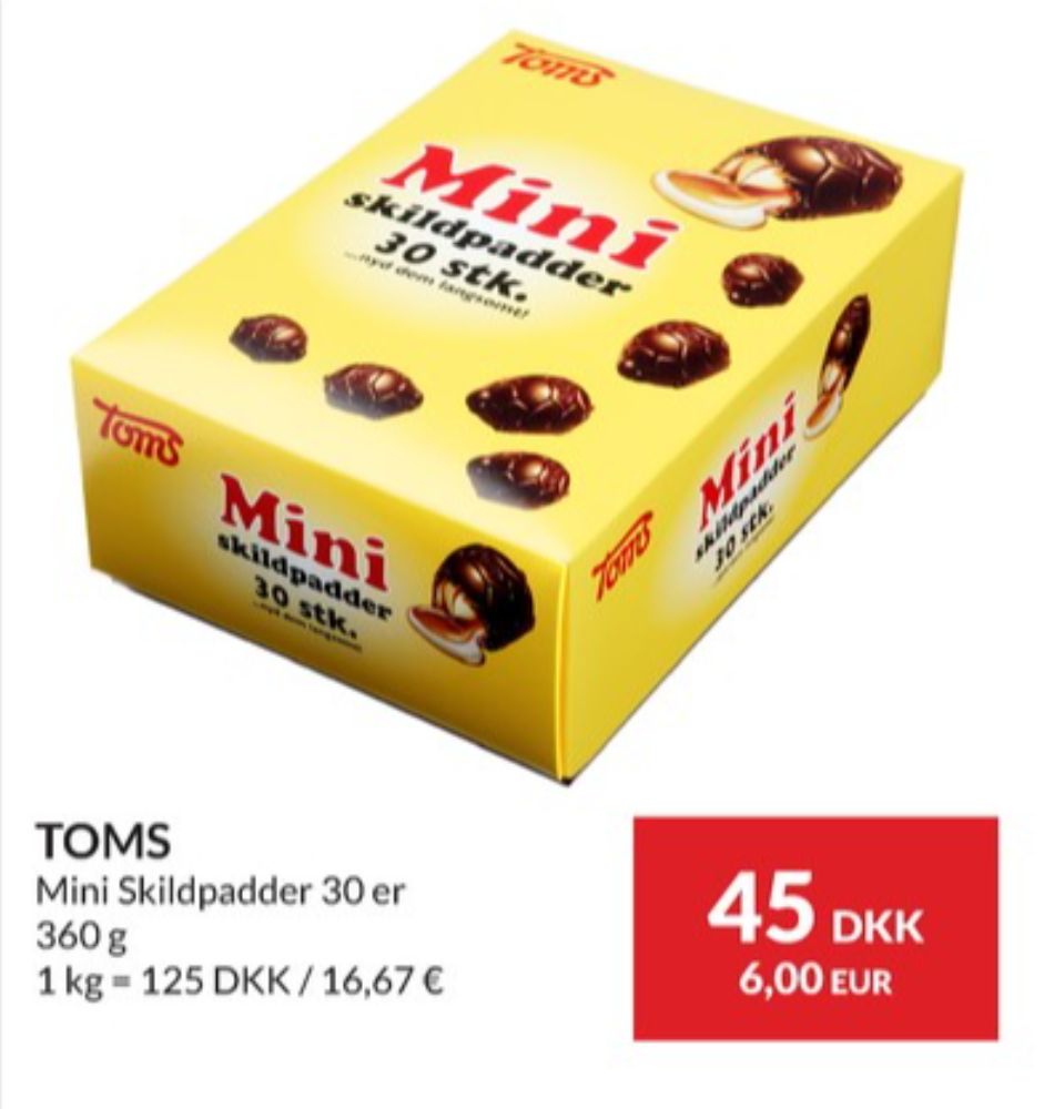 Toms Mini Skildpadder, Chokoladeskildpadder