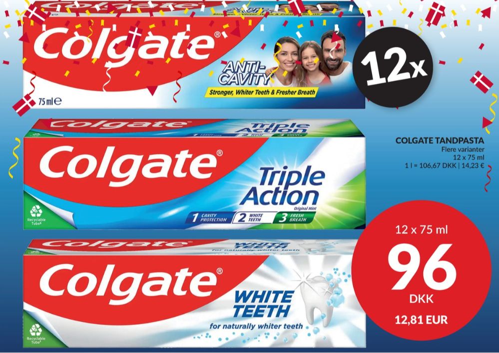 Colgate, Tandpasta