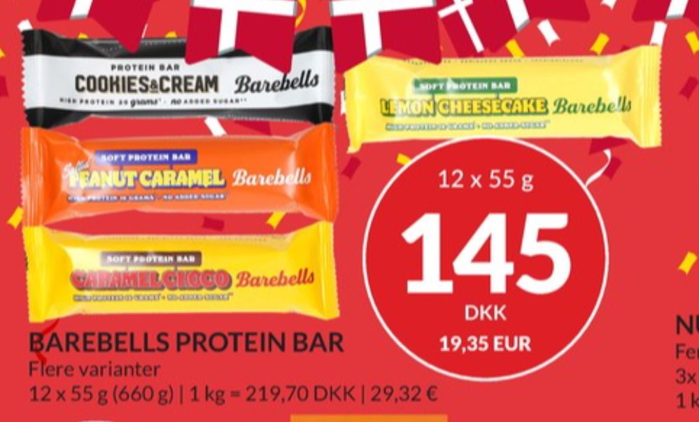 Barebells, Lemon Cheesecake Proteinbar