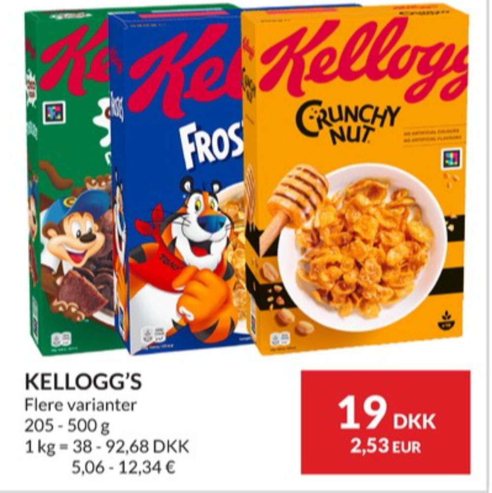 Kelloggs Coco Pops Chocos, Morgenmadsprodukt