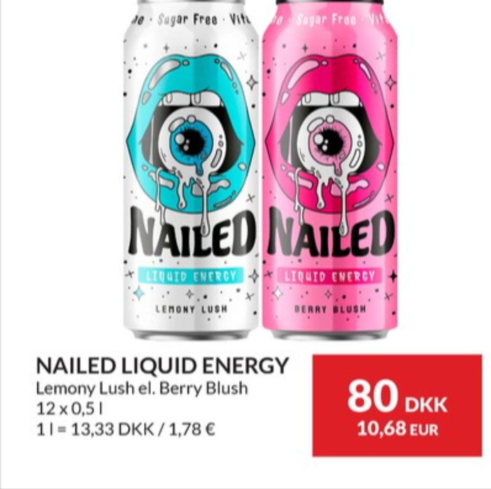 Nailed Lemony Lush, Energidrik 12 pk.