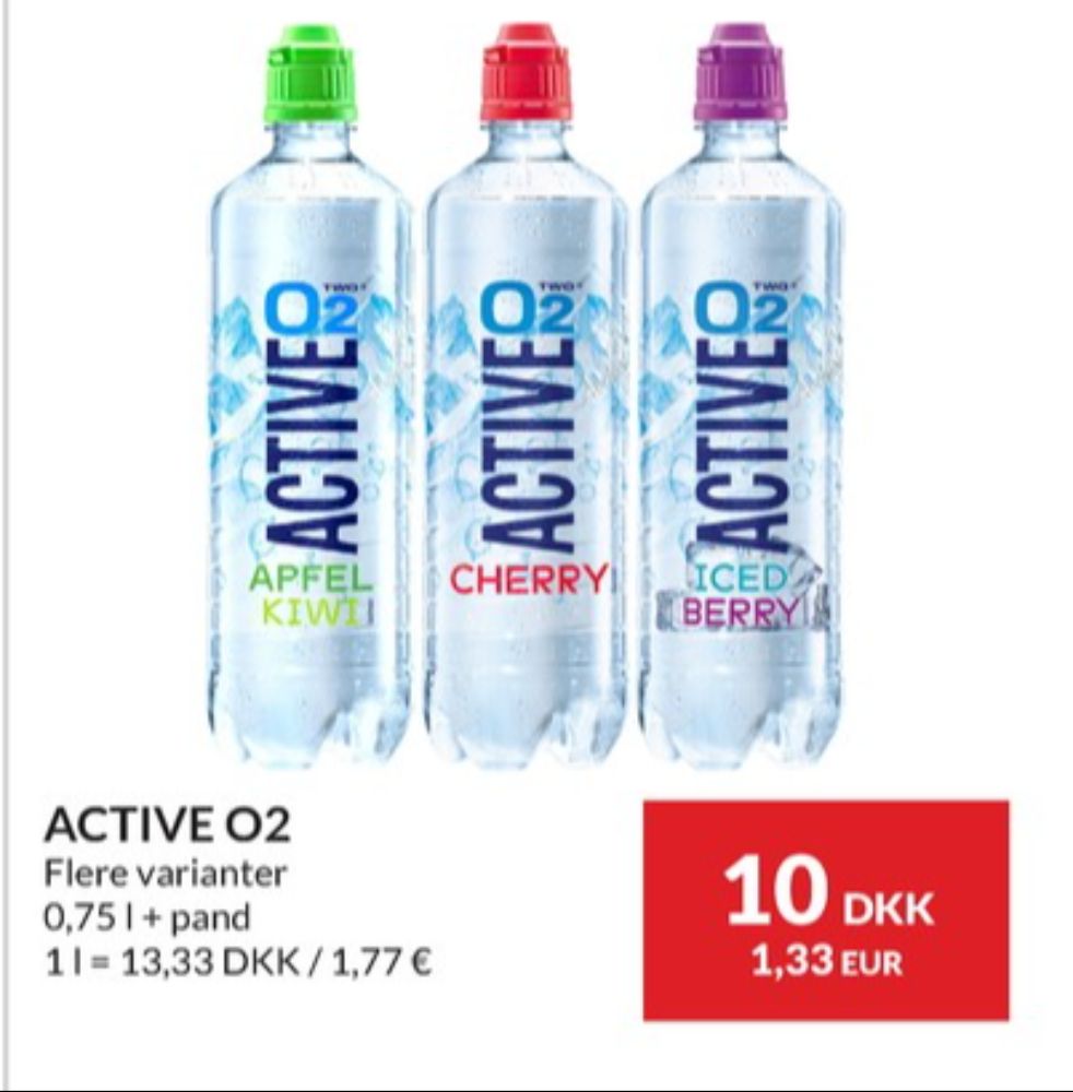 Active O2, Mineralvand Cherry