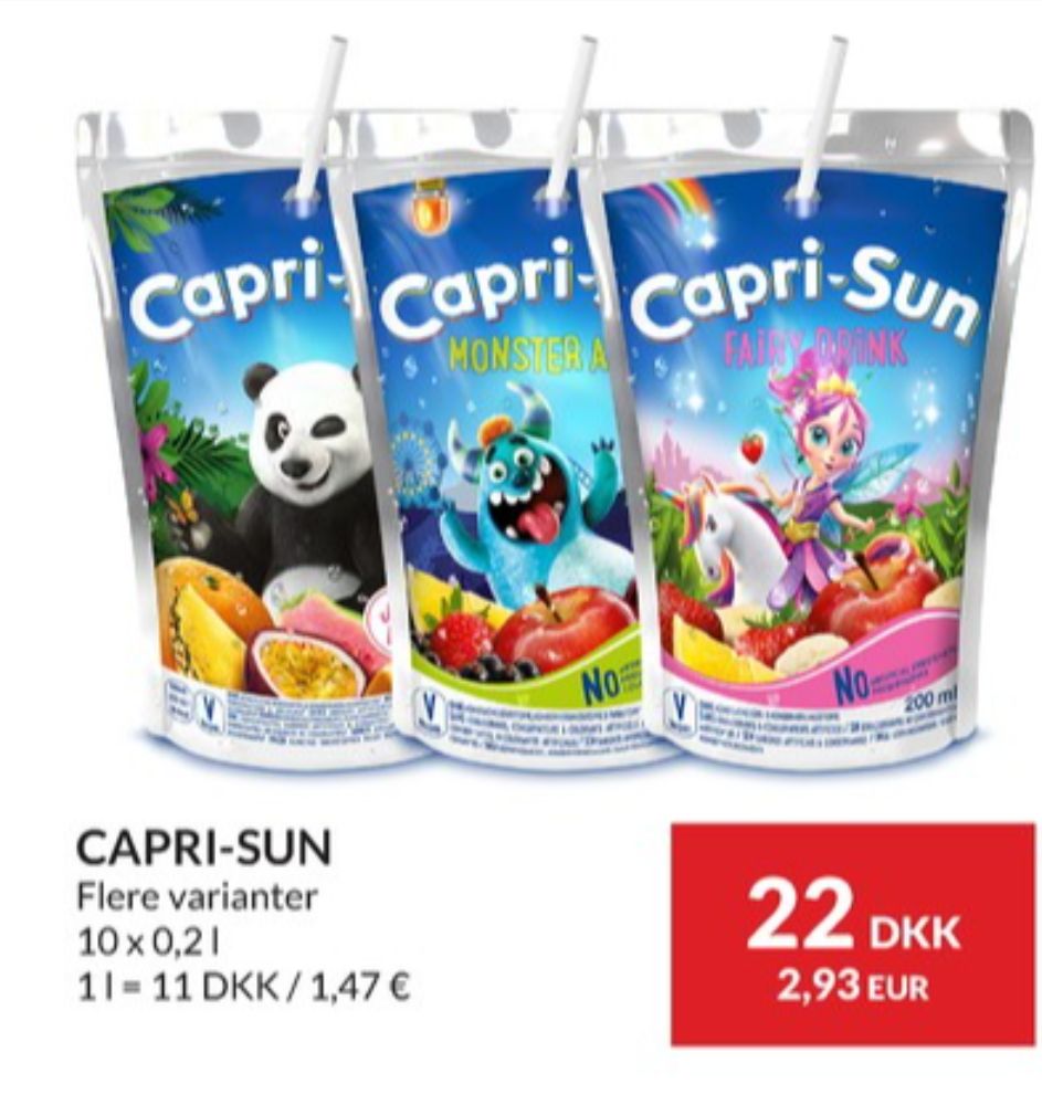 Capri-Sun, Frugtdrik Fairy Drink