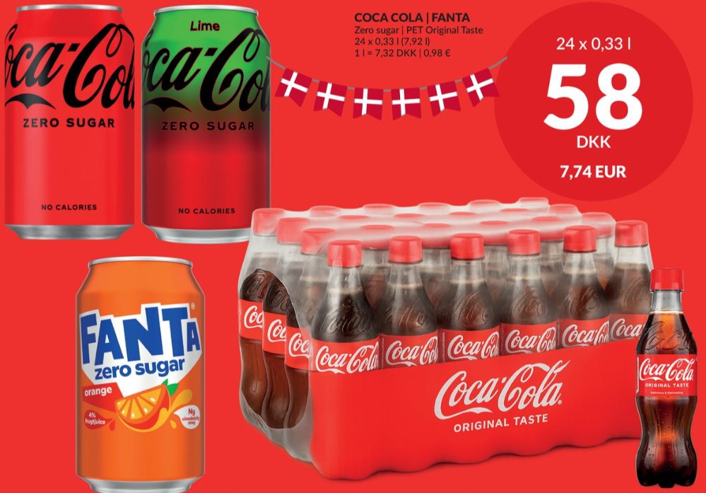 Coca Cola Zero, Cola 24 pk.