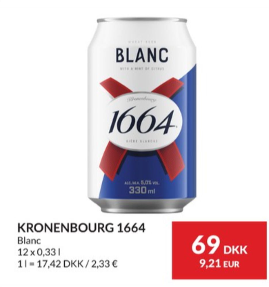 Kronenbourg 1664 Blanc, Specialøl 12 pk.