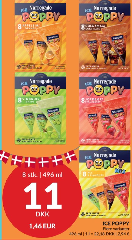 Nørregade Ice Poppy, Is frys selv - Vindrue
