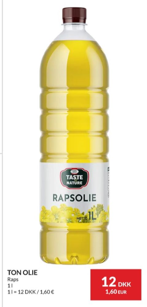 Taste of Nature, Rapsolie