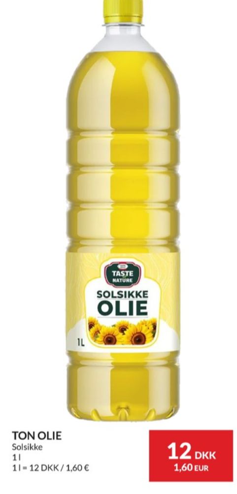 Taste of Nature, Solsikkeolie