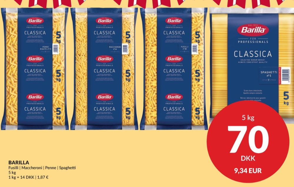 Barilla, Spaghetti