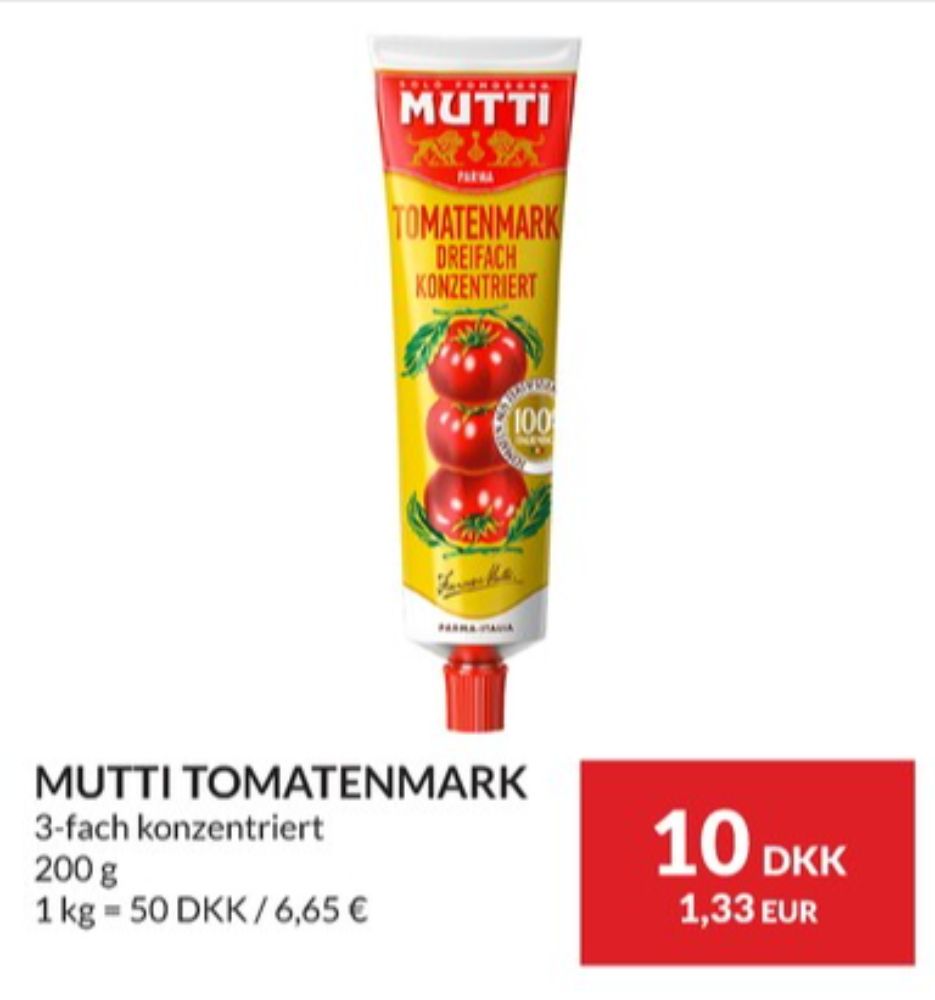 Mutti, Tomatpuré