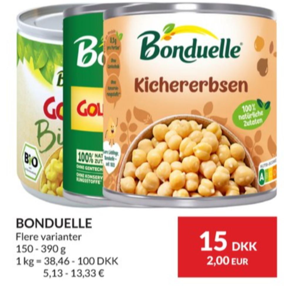Bonduelle, Majs