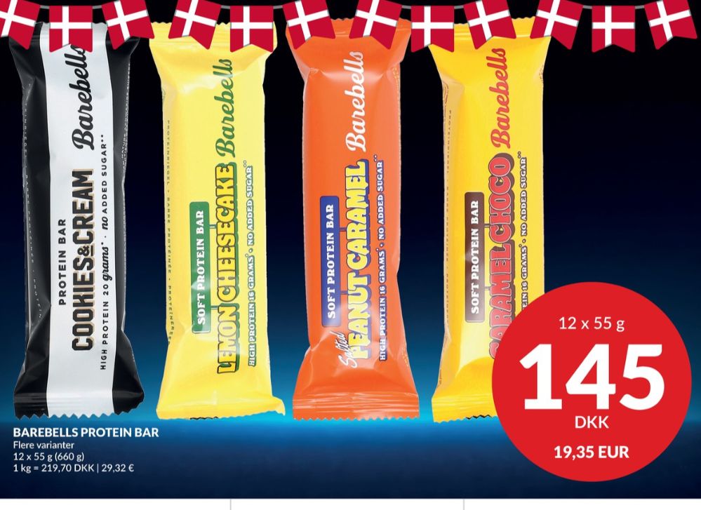 Barebells, Lemon Cheesecake Proteinbar