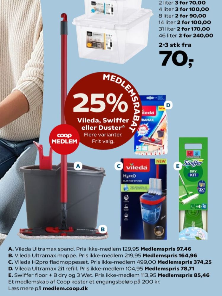 Vileda, Moppeklud