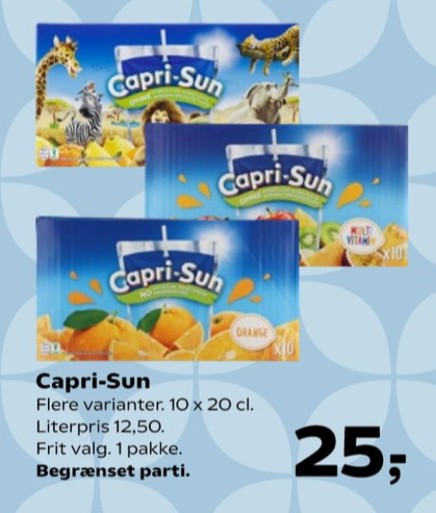 Capri-Sun, Frugtdrik Orange