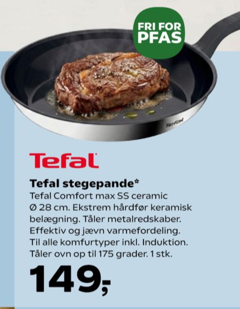 Tefal, Stegepande