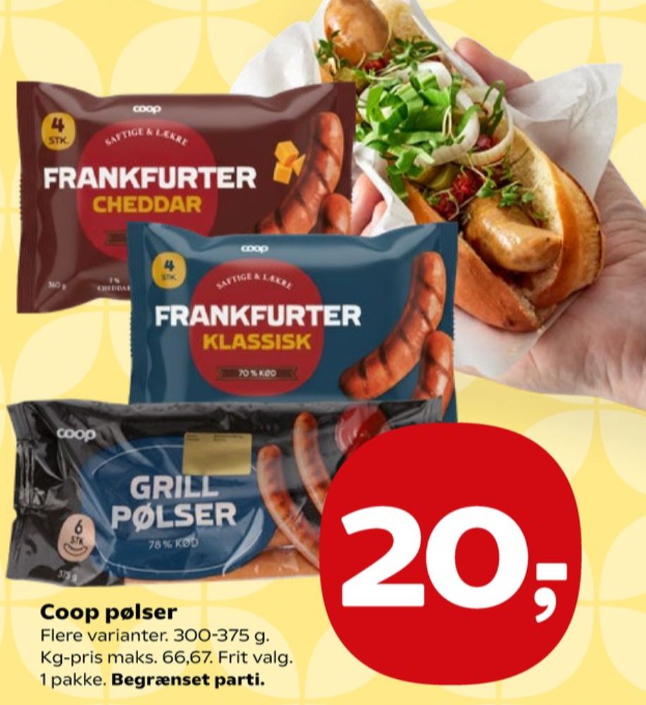 Coop, Grillpølser