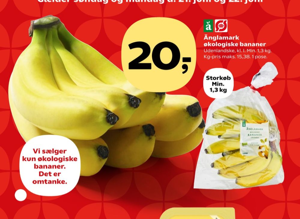 Änglamark, Bananer