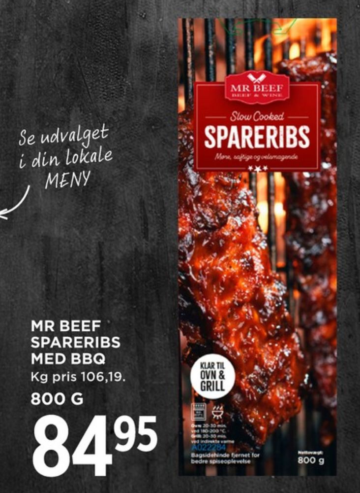 Mr Beef, Spareribs