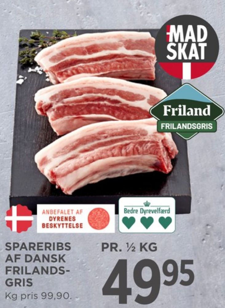 FRILAND Frilandsgris, Spareribs