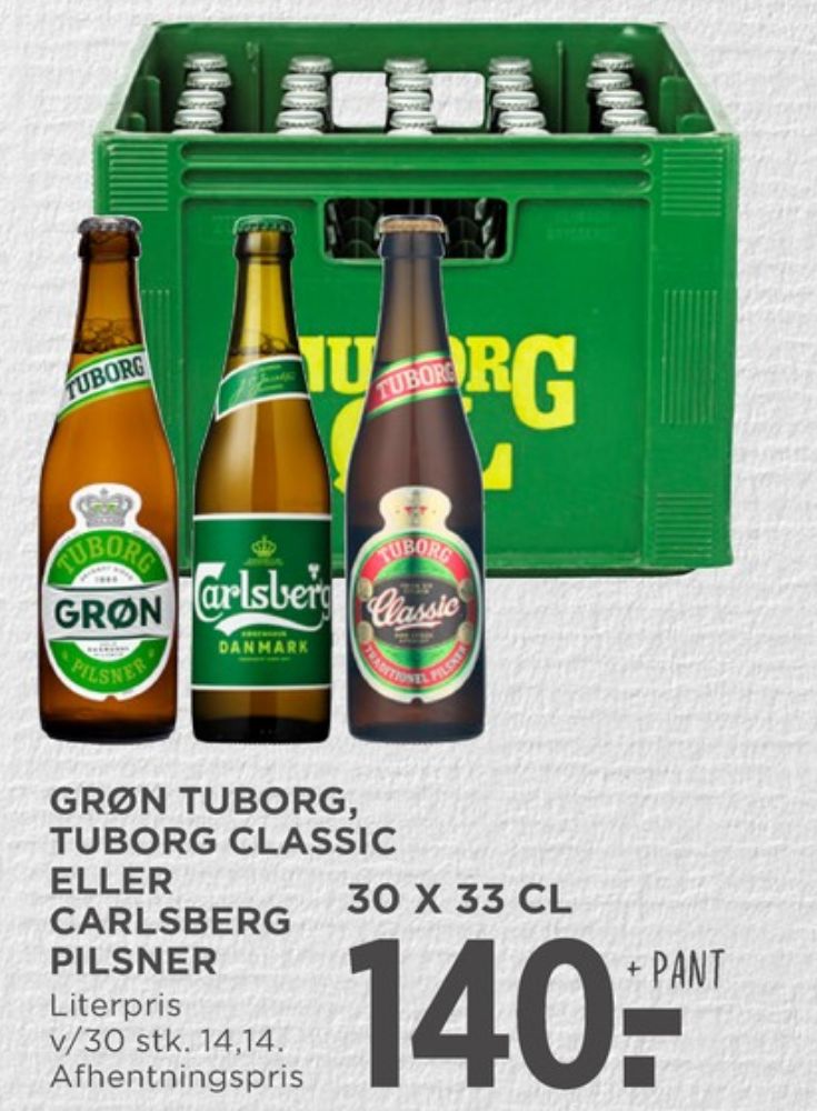 Tuborg Grøn, Øl