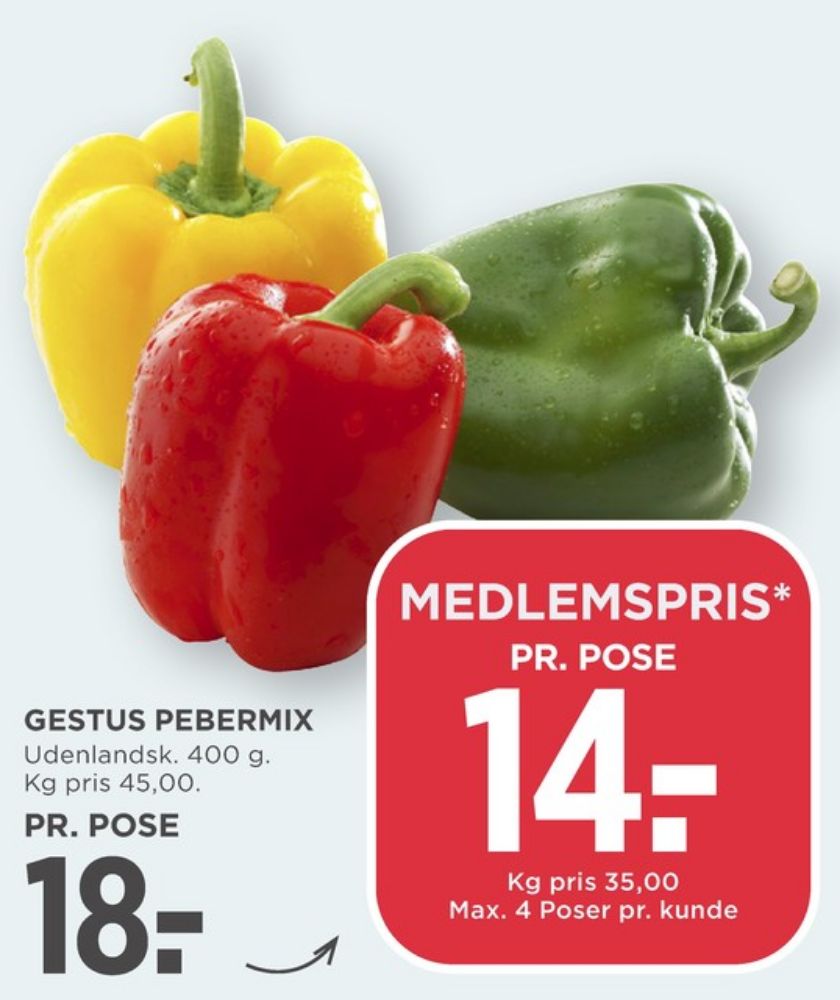 Gestus, Peberfrugt