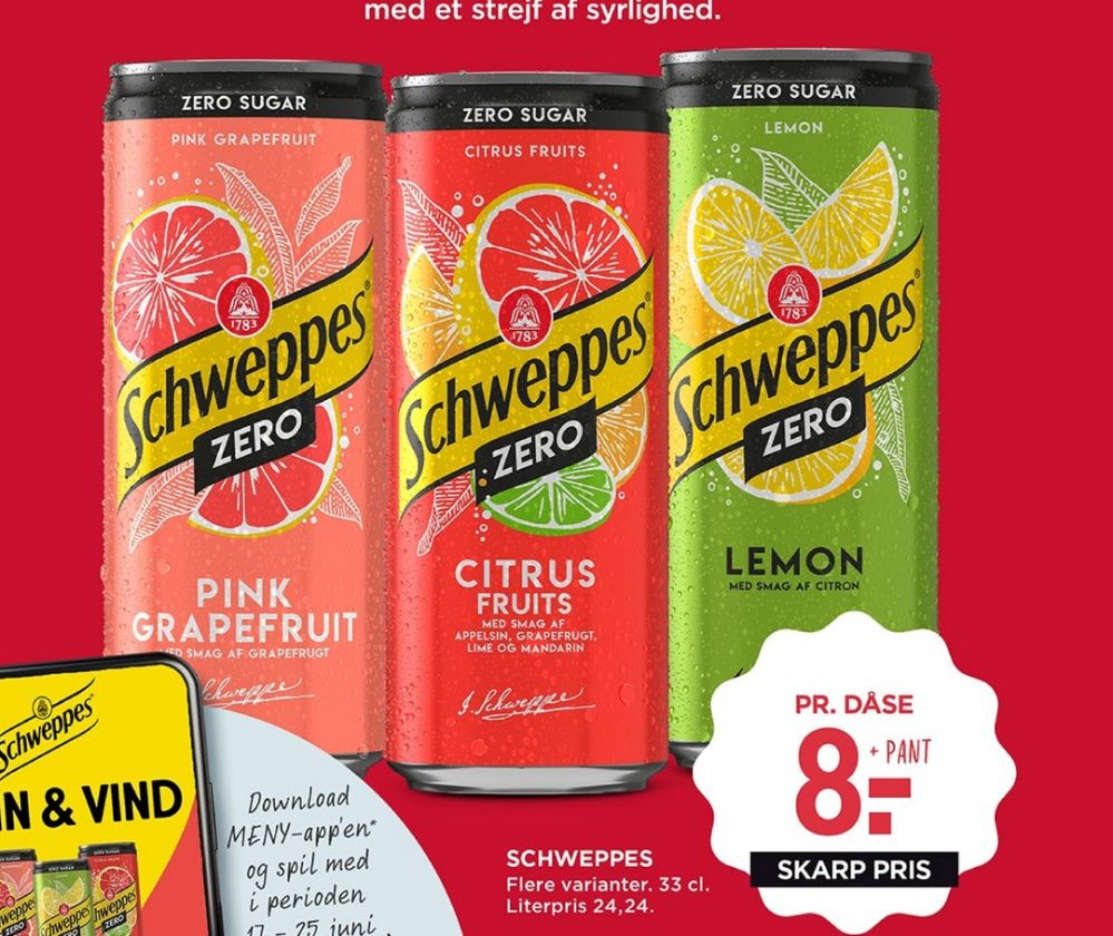 Schweppes Zero Pink Grapefruit, Tonicvand