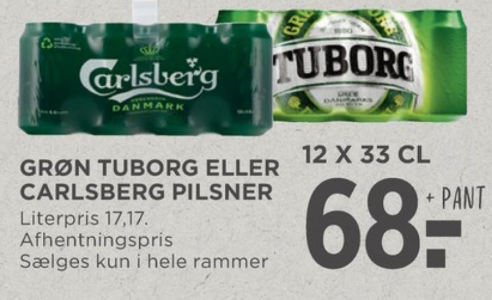 Tuborg Grøn, Øl 12 pk.