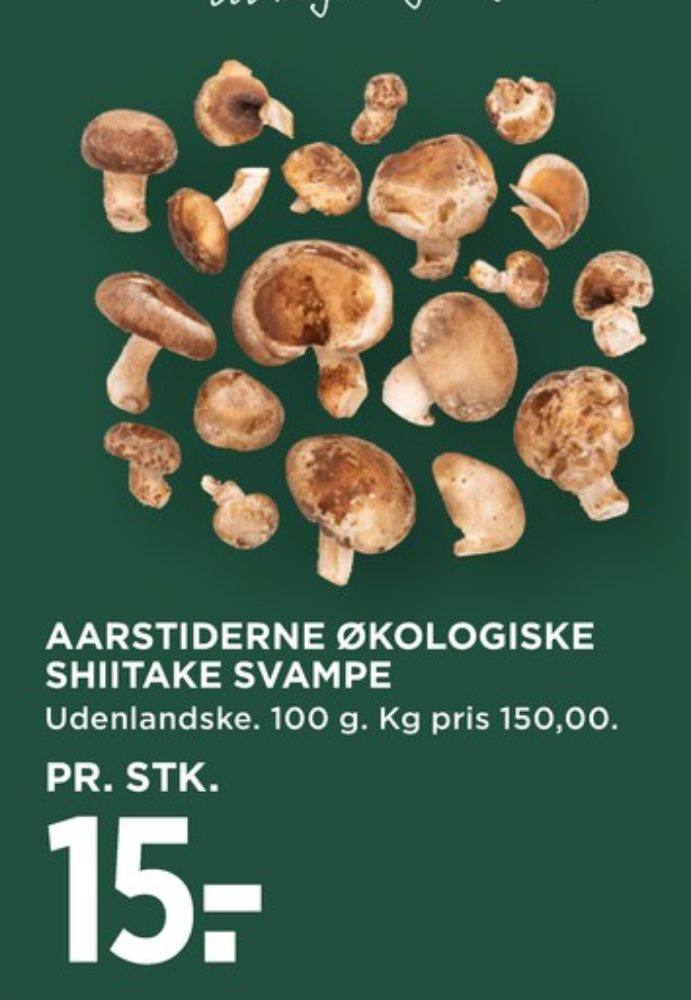 Aarstiderne, Shiitake Svampe
