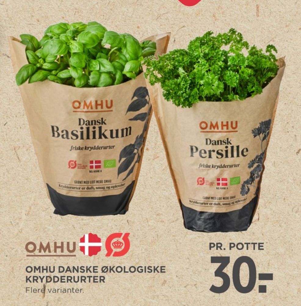 OMHU, Krydderurter