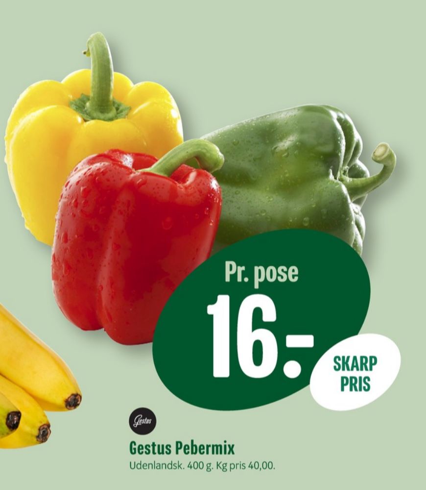 Gestus, Peberfrugt