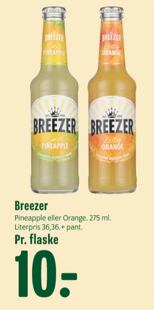 Bacardi Breezer, Zesty Orange RTD