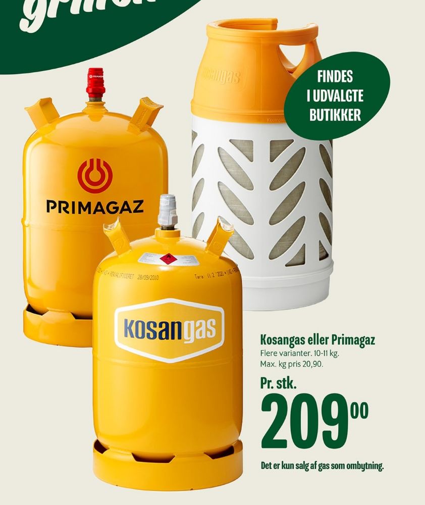 Kosan, Gasflaske