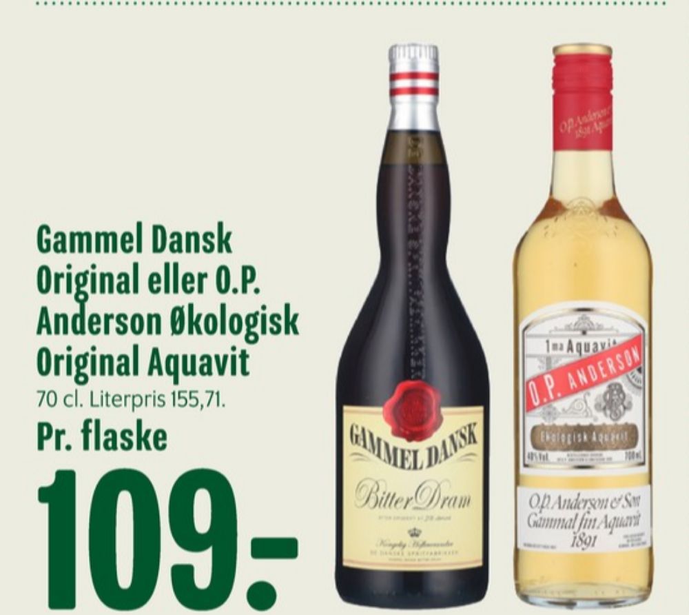 OP Anderson Original, Akvavit