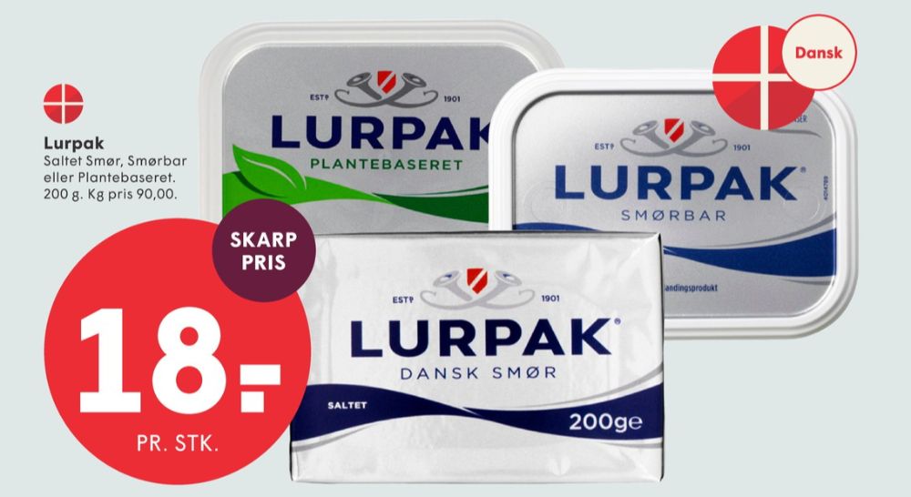 Lurpak, Smørbar