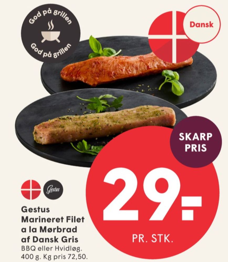 Gestus, Grisefilet