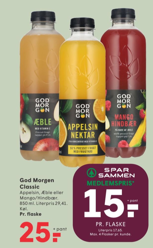 GodMorgen, Appelsin Nektar Juice