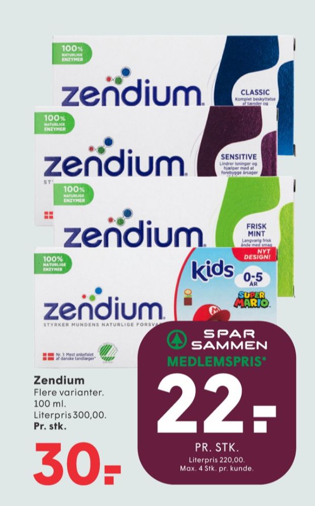 Zendium, Tandpasta