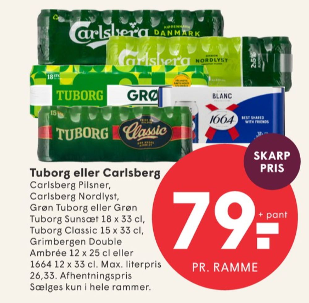 Tuborg Grøn, Øl 18 pk.