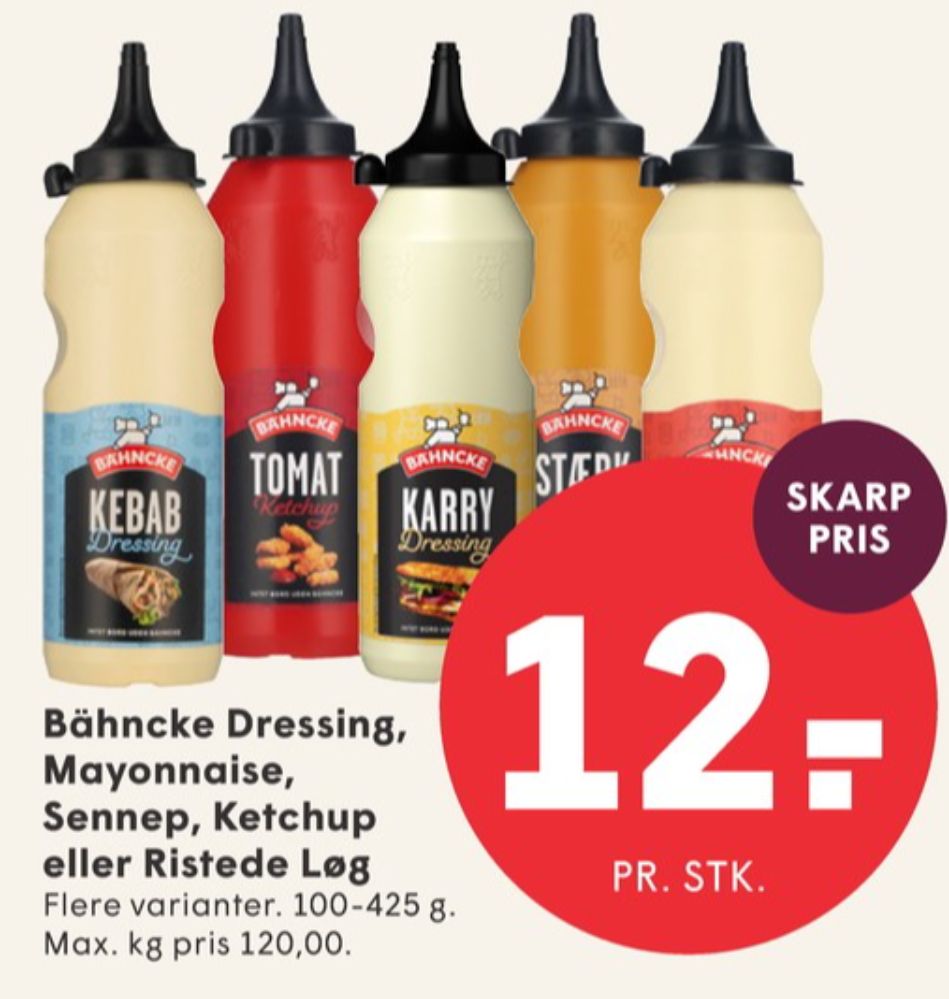 Bähncke, Burgerdressing
