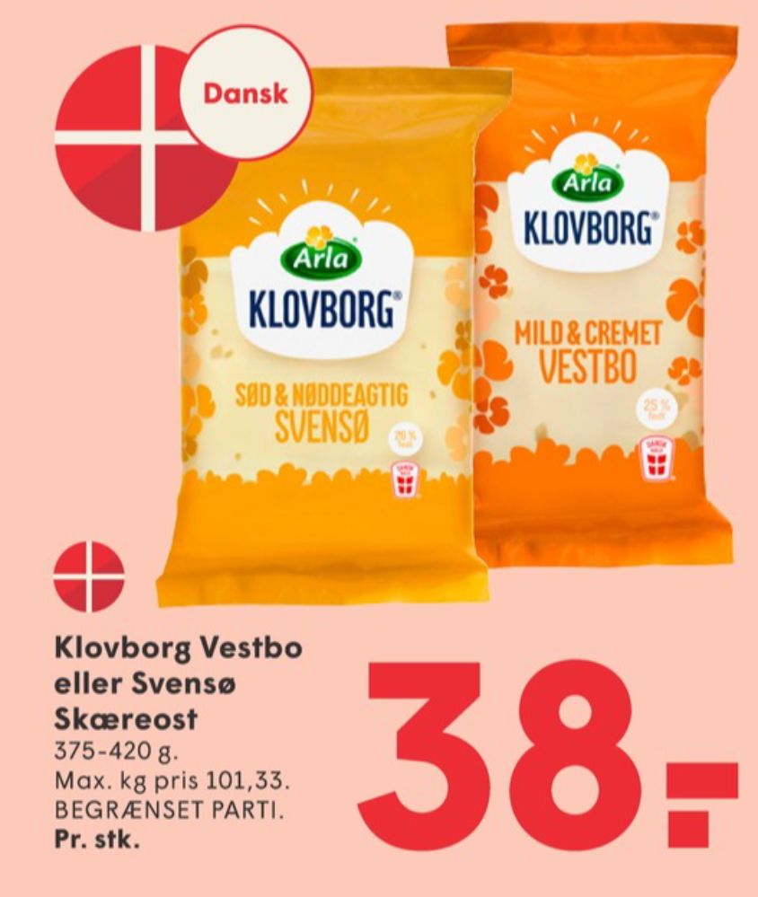 Klovborg, Skæreost Svensø Sød & Nøddeagtig