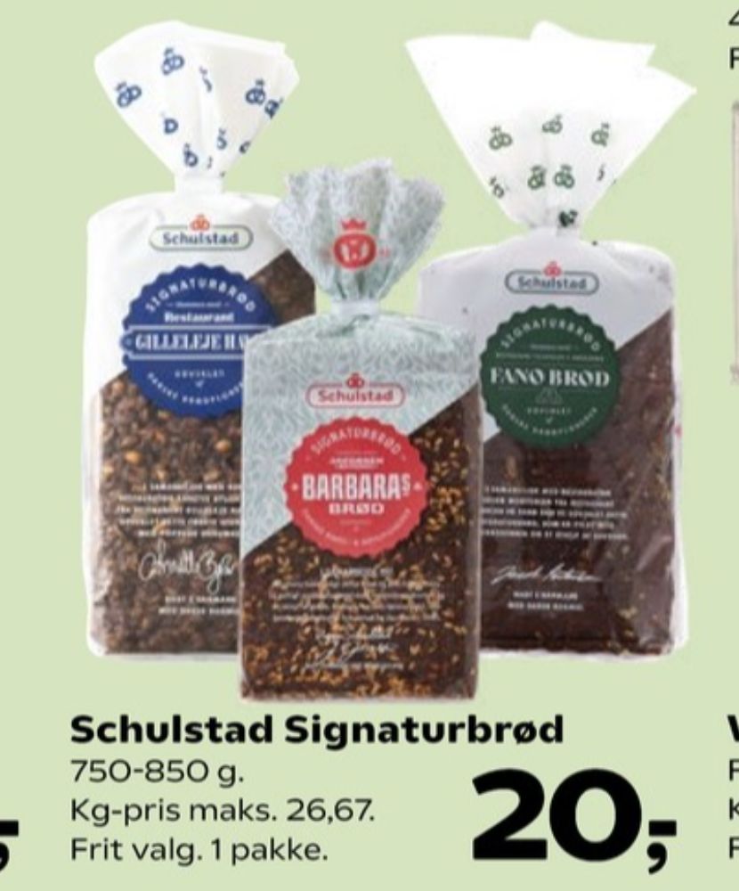 Schulstad Signaturbrød Barbaras, Rugbrødsskiver