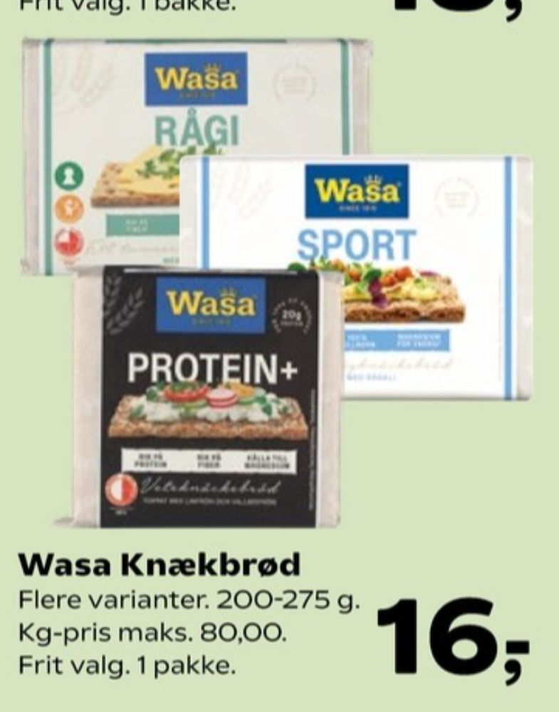 Wasa, Rågi knækbrød