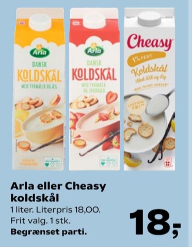 Arla, Koldskål Tykmælk & Æg